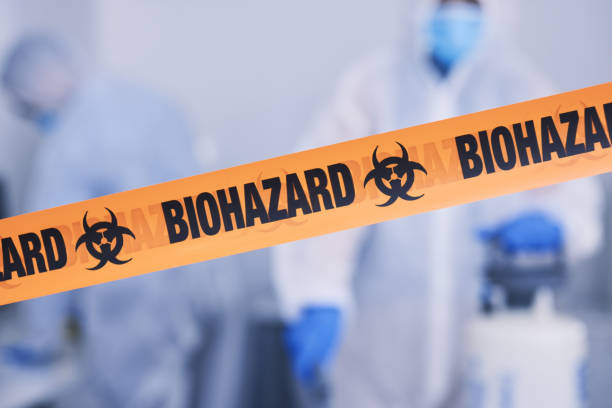 Professional Biohazard technician working in Dupont, CO